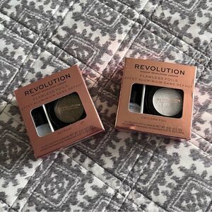 Makeup Revolution Flawless Foils Metallic Eyeshadow Set Retreat Unicorn Foil